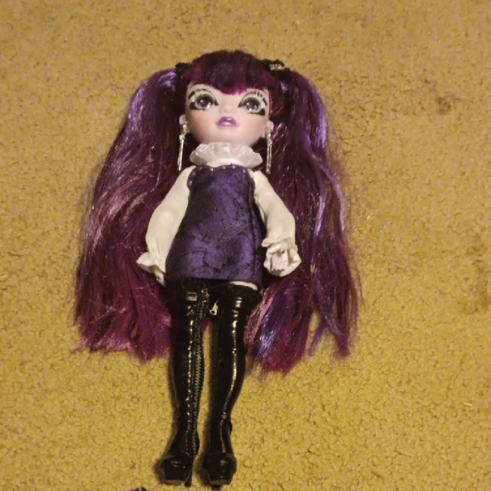 Purple and Black Shadow High Doll